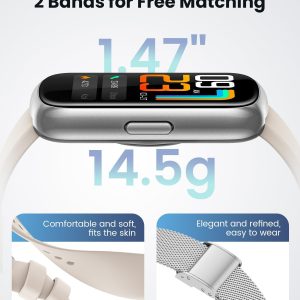 Fitness Tracker, Fitness Watches for Women/Men with 24H Heart Rate/Steps/Sleep Tracker, Smart Watch for Android/iOS Phones