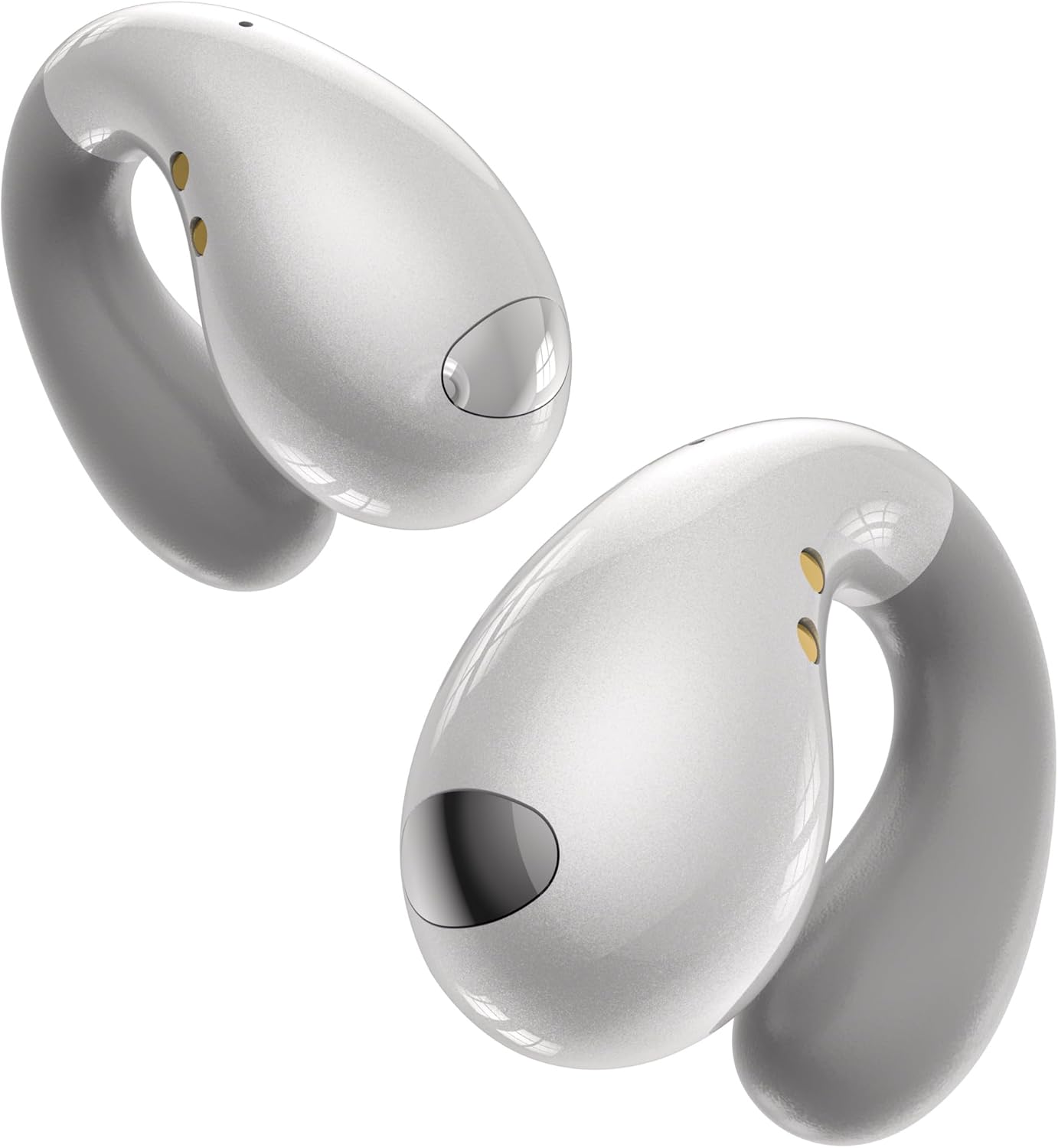 Ultra Open-Ear-Earbuds Wireless Bluetooth – Ergonomic Clip-On Headphones, Small Bone Conduction Earbuds with Waterproof Design, Perfect Running Headphones for Sports, Fitness, and Workouts
