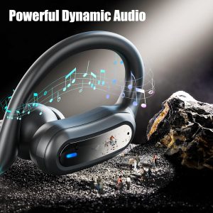 Wireless Earbuds, Bluetooth 5.4 Headphones, True Wireless Stereo Earphones with IPX7 Waterproof, Noise Cancelling Mic, Fast Charging and Comfort Fit Ear Buds for Sports/Workouts – Black
